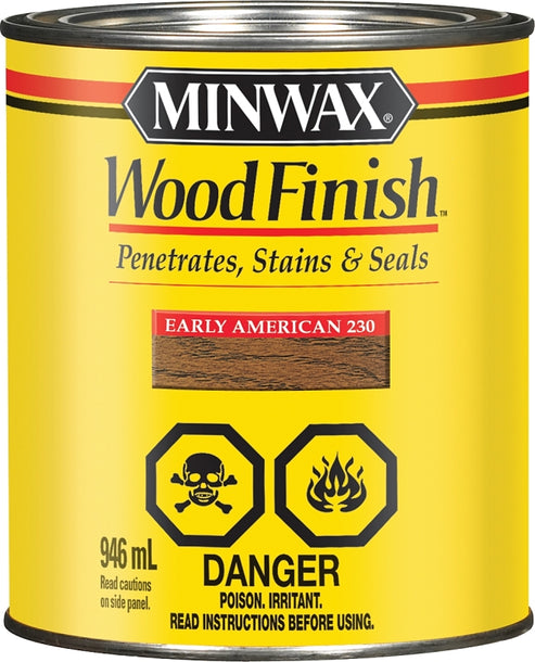 Minwax 230034444 Wood Stain, Early American, Liquid, 946 mL, Can ...