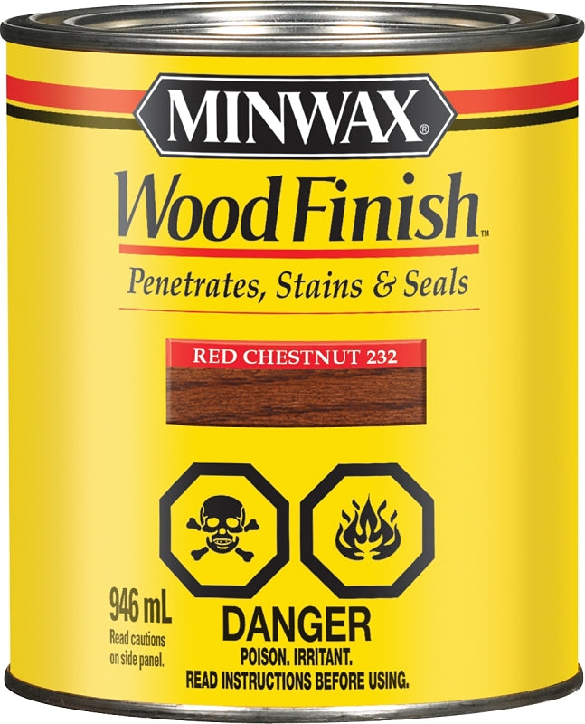 Minwax CM2320344 Wood Stain, Red Chestnut, Liquid, 946 mL, Can