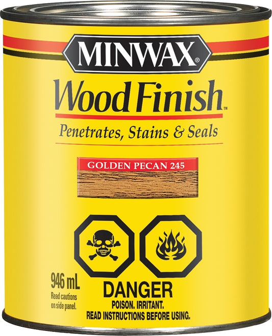 Minwax 245034444 Wood Stain, Golden Pecan, Liquid, 946 mL, Can