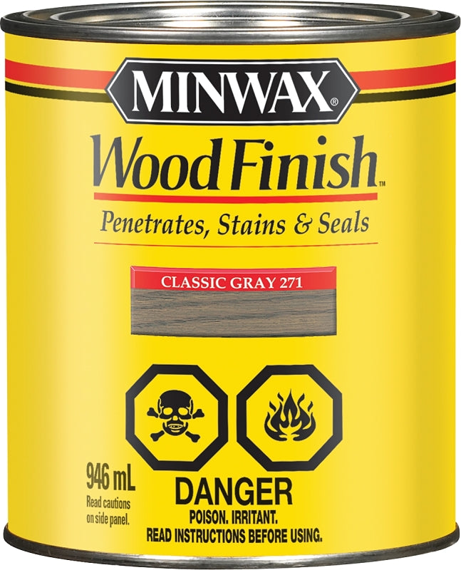 Minwax CM7004844 Wood Stain, Classic Gray, Liquid, 946 mL, Can