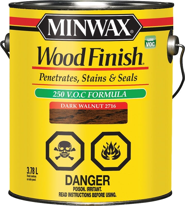 Minwax CM7108100 Wood Stain, Dark Walnut, Liquid, 3.78 L, Can