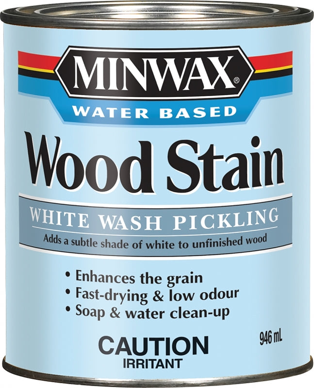 Minwax CM6186000 Pickling Stain, White, Liquid, 946 mL, Can