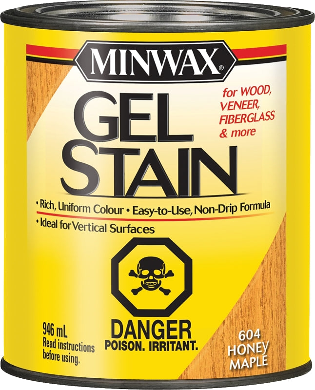 Minwax 26043 Gel Stain, Honey Maple, Liquid, 946 mL