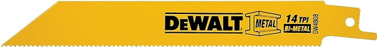 DeWALT DW4808 Reciprocating Saw Blade, 3/4 in W, 6 in L, 14 TPI