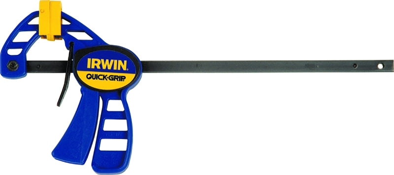 Irwin Quick-Grip 1964746 Bar Clamp, 4-1/4 in Max Opening Size, 1-3/16 in D Throat, Plastic Resin/Steel Body