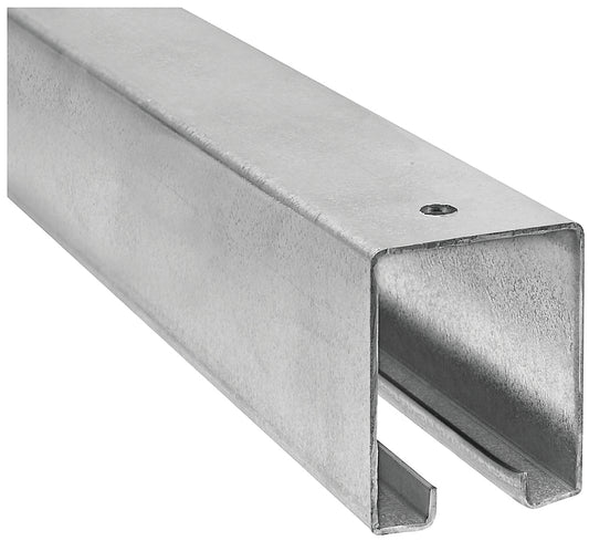 National Hardware N105-726 Box Rail, Steel, Galvanized, 1-57/64 in W, 2-13/32 in H, 8 ft L