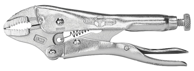 Irwin Original Series 0902L3 Locking Plier, 5 in OAL, 1-1/8 in Jaw Opening, Plain-Grip Handle, 3/8 in W Jaw