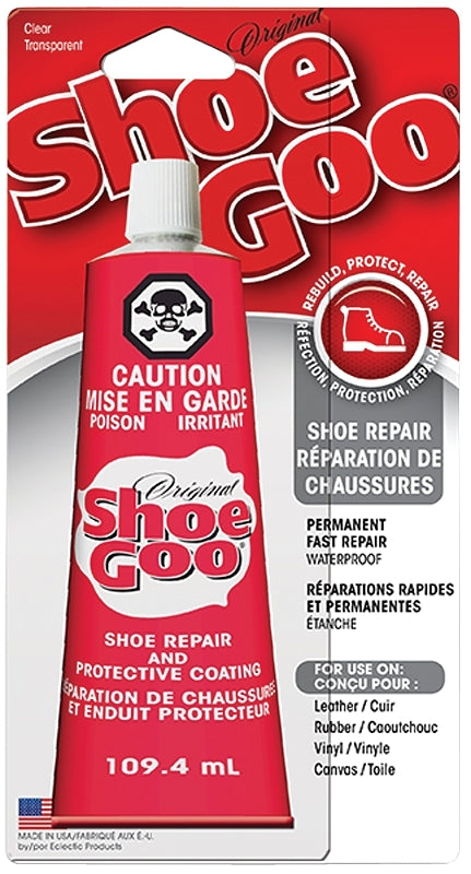 ECLECTIC 110035 Shoe Repair Adhesive, Gel, Liquid, Clear, 109.4 mL