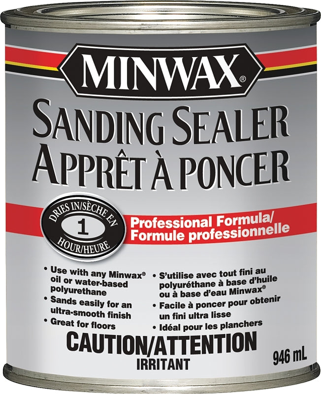 Minwax CM6570000 Sanding Sealer, Clear, Liquid, 946 mL, Can