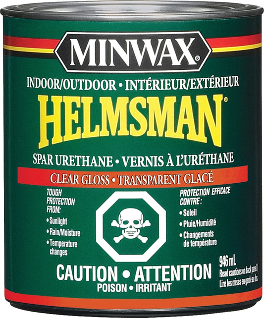 Minwax Helmsman 40003M444 Spar Urethane, High-Gloss, Clear
