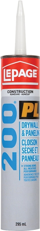 LePage PL 200 1421928 Construction Adhesive, Tan, 295 mL Cartridge