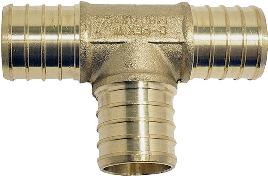 Apollo Valves CPXT34 Tube Tee, 3/4 in