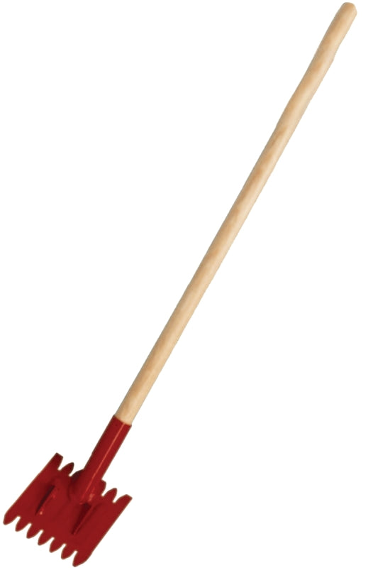 Roofers World Red Ripper Series RRL Shingle Shovel, Carbon Steel Blade, D-Handle, Long Handle, Hardwood Handle