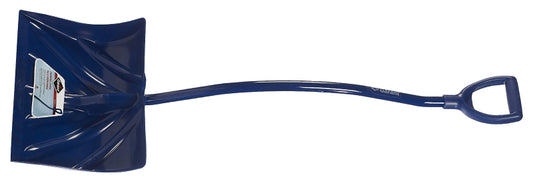 Garant 78521 Snow Shovel, 18 in W Blade, 18 in L Blade, Poly Blade, Aluminum Handle, 53-1/2 in OAL