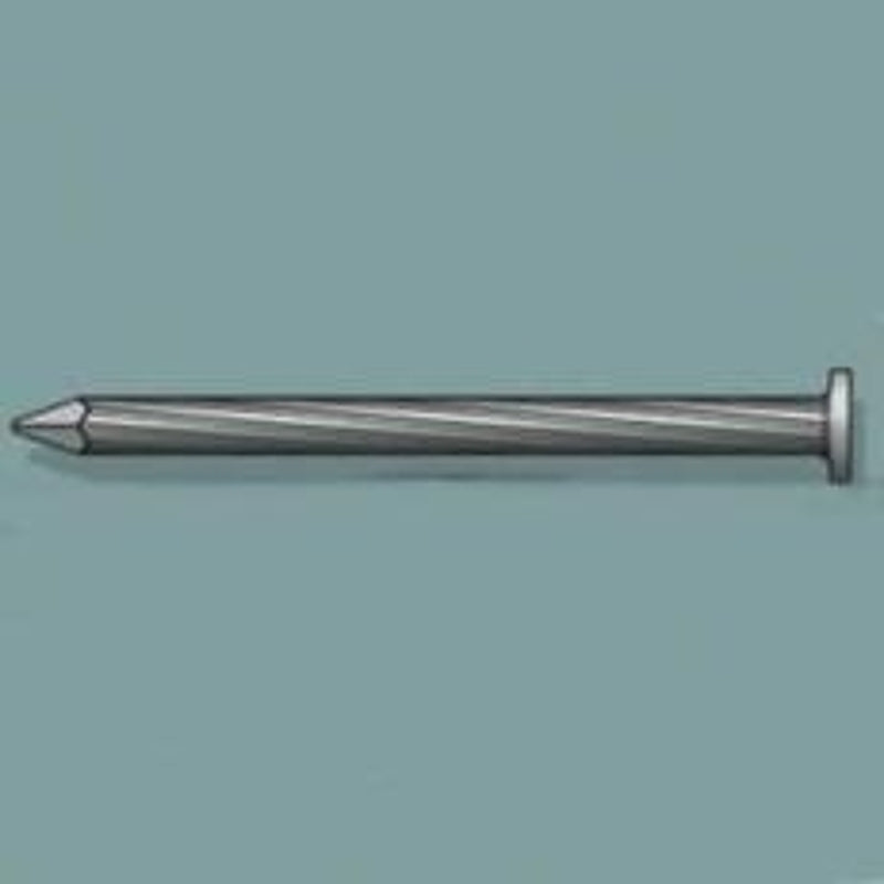 Duchesne 20802169 Concrete Nail, Heat-Treated, 10d, 3 in L, Steel, Bright, Fluted Shank, 280