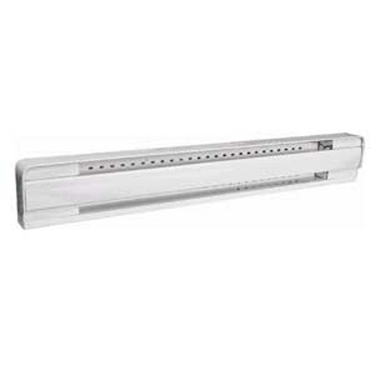 Stelpro B Series B0752W Baseboard Heater, 240/208 V, Up to 100 sq-ft Heating Area, White