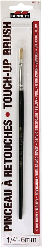 BENNETT ART 14 Artist Brush, 1/4 in Brush