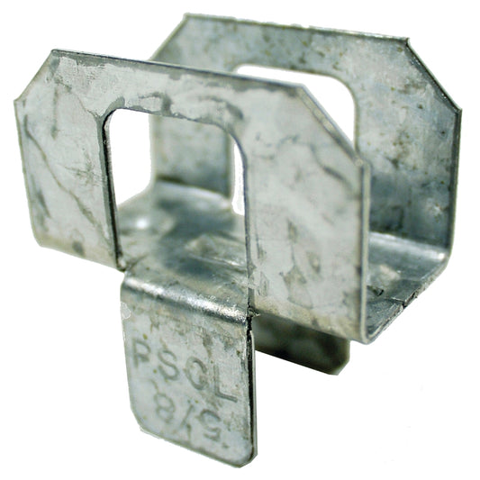 Simpson Strong-Tie PSCL Series PSCL 5/8 Panel Sheathing Clip, 20 ga Thick Material, Steel, Galvanized