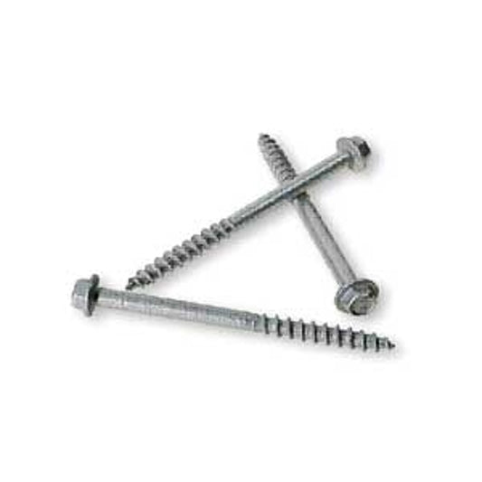 Simpson Strong-Tie Strong-Drive SD Series SD10212R100-R Connector Screw, #10 Thread, Serrated, 1/4 in Drive, Sharp Point