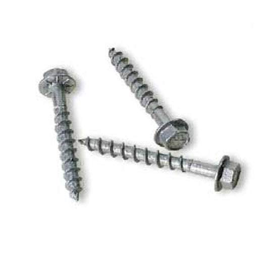 Simpson Strong-Tie Strong-Drive SD Series SD9112R100 Connector Screw, #9 Thread, 1-1/2 in L, Serrated Thread, Hex Head
