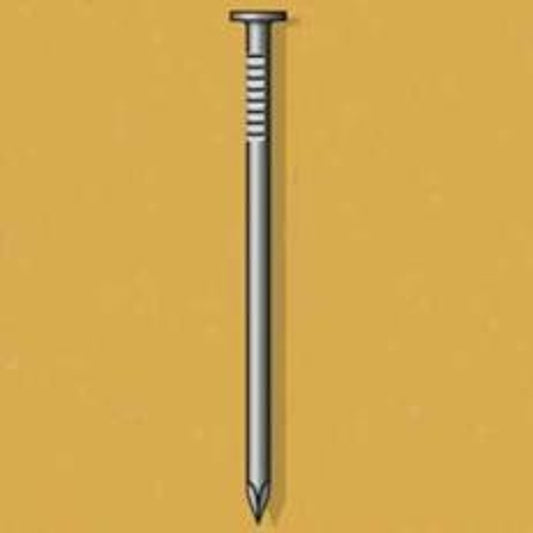 Duchesne 23601769 Common Nail, 8d, 2-1/2 in L, Steel, Bright, Flat Head, Smooth Shank, Gray, 550