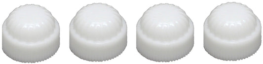 Atron 01335/LA911 Finial Cap, Plastic, White, 4-Piece
