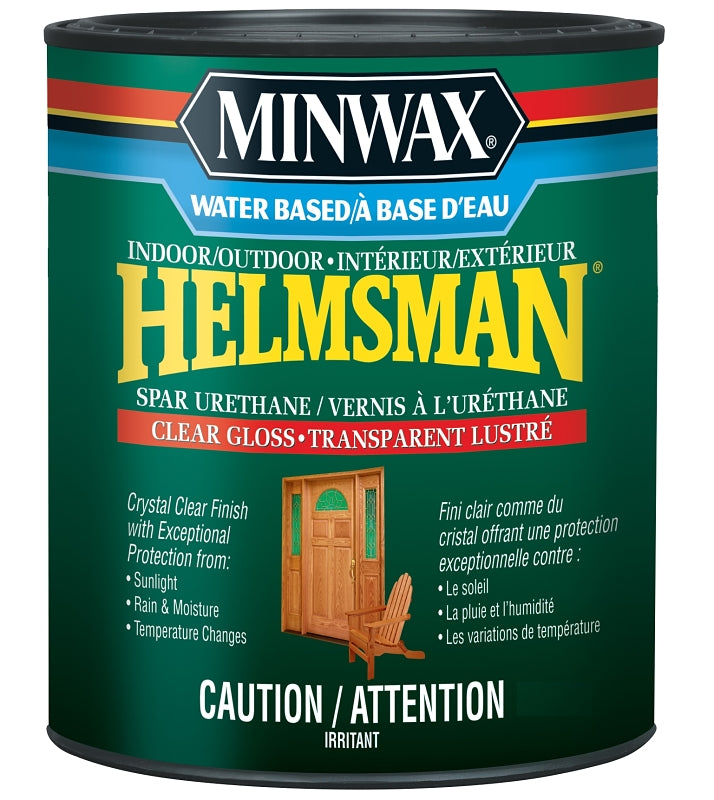 Minwax Helmsman CM6305204 Water Based Spar Urethane, Satin, Liquid, 946 mL