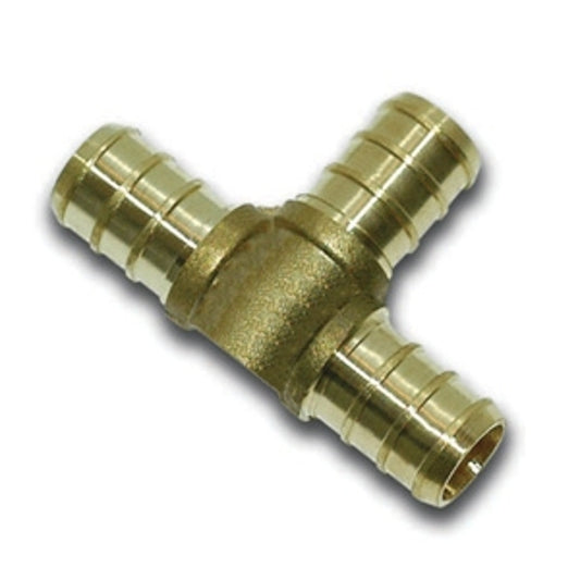 Waterline 1441104 Pipe Tee, 1/2 in, Brass