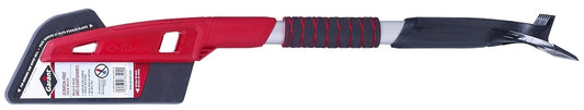 Garant G28SBMSV Snow Brush, 4-1/2 in W Blade, EVA Foam Blade, 28 in L Handle, Aluminum Handle, Red