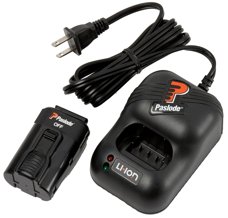 Paslode 902667C Battery Charger, Lithium-Ion Battery, Orange