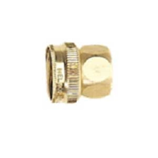 Rainwave RW-964Z1/2 Hose Nipple, 3/4 x 1/2 in, GHT x FNPT, Brass