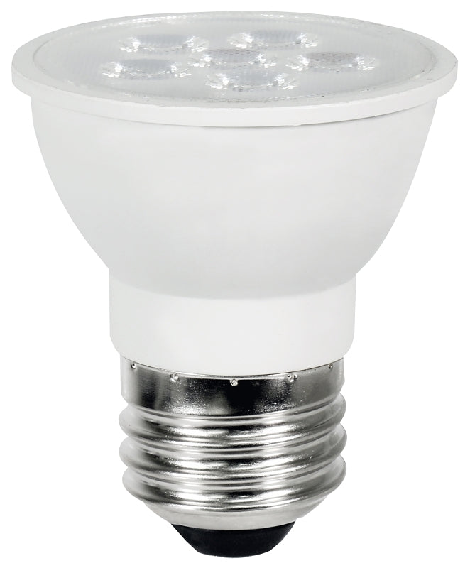 Feit Electric BPEXN500/MED/850/CAN LED Bulb, Track/Recessed, MR16 Lamp, 50 W Equivalent, E26 Lamp Base, Dimmable