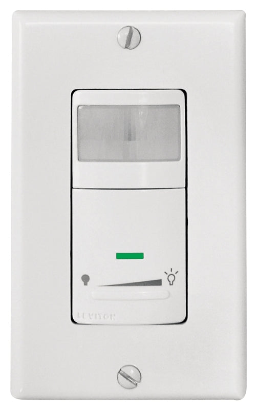 Leviton IPSD6-722 Occupancy Sensor, 1 -Pole, 180 deg View, 900 sq-ft Coverage Area