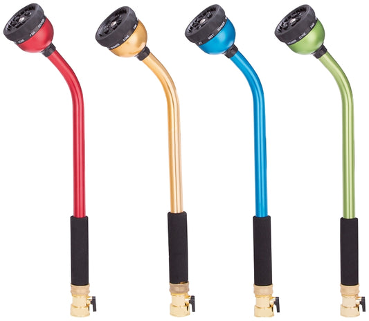 Landscapers Select GW54511/183L Water Wand, 9 -Spray Pattern, Aluminum, Blue/Green/Red/Yellow, 18 in L Wand
