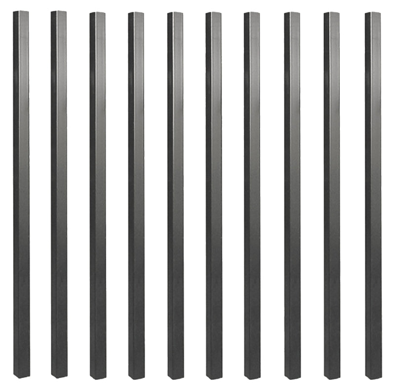 Nuvo Iron SQPS36 Tubing Baluster, 36 in L, Square, Steel, Galvanized