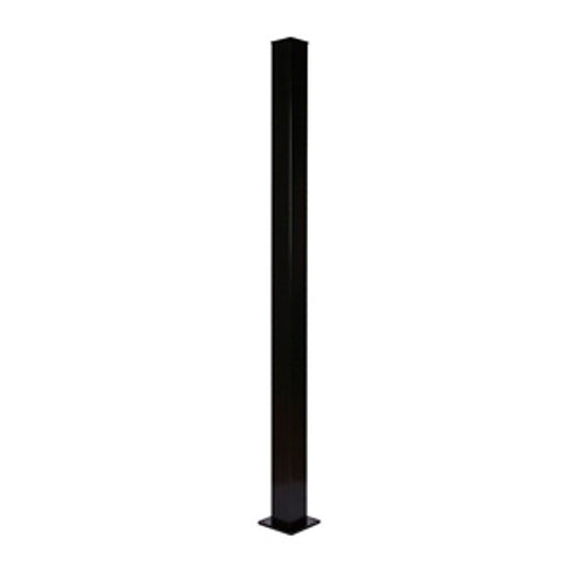 Regal RSP36-BL Stair Post, 2-1/4 in L, 2-1/4 in W, 36 in H, Aluminum, Black