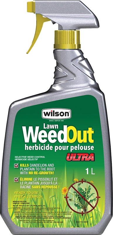 Wilson WEEDOUT 7217790 Weed Killer, Spray Application, 1 L