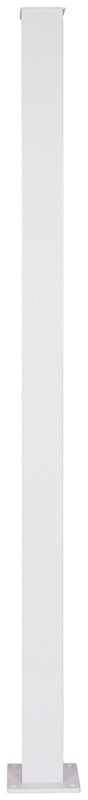 Regal RSP-0W Stair Post, 42 in H, 2-1/4 in W, Aluminum, White