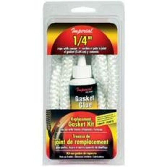 Imperial GA0190 Gasket Rope Kit, For Airtight Stoves, Fireplace Inserts and Coal and Pellet Stoves