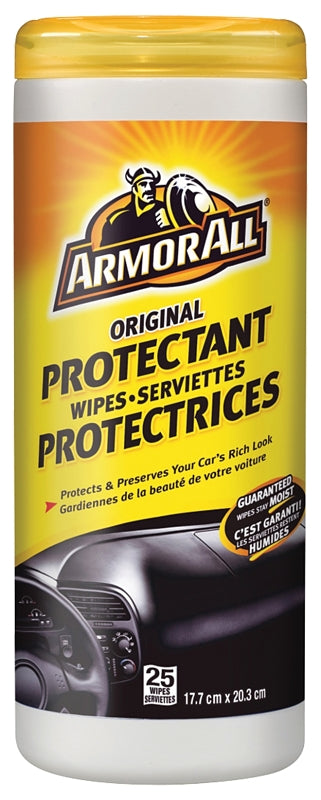 Armor All 8445 Original Protectant Wipes, 25, Liquid