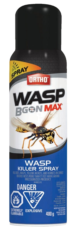 Ortho 0212112 Wasp Killer Spray, 400 g Aerosol Can