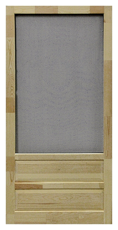 SCREEN TIGHT WHAM36 Screen Door, 36 in W, 80 in H, Light Brown
