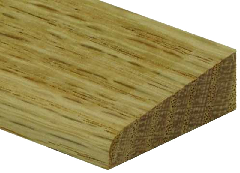 Shur-Trim FW3810NAT03 Tile Reducer, 3 ft L, 1-3/4 in W, 7/16 in Thick, Hardwood, Natural Oak