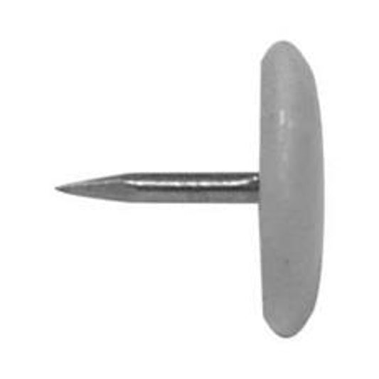 Reliable TTNP438MR Thumb Tack, 3/8 in L, Steel, Nickel