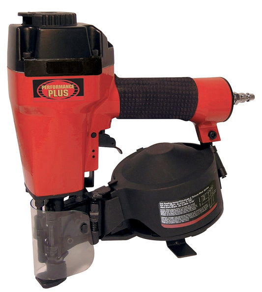 King Canada 8245R Coil Roofing Nailer Kit, 120 Magazine, 7/8 to 1-3/4 in Fastener, 6 to 8 cfm Air