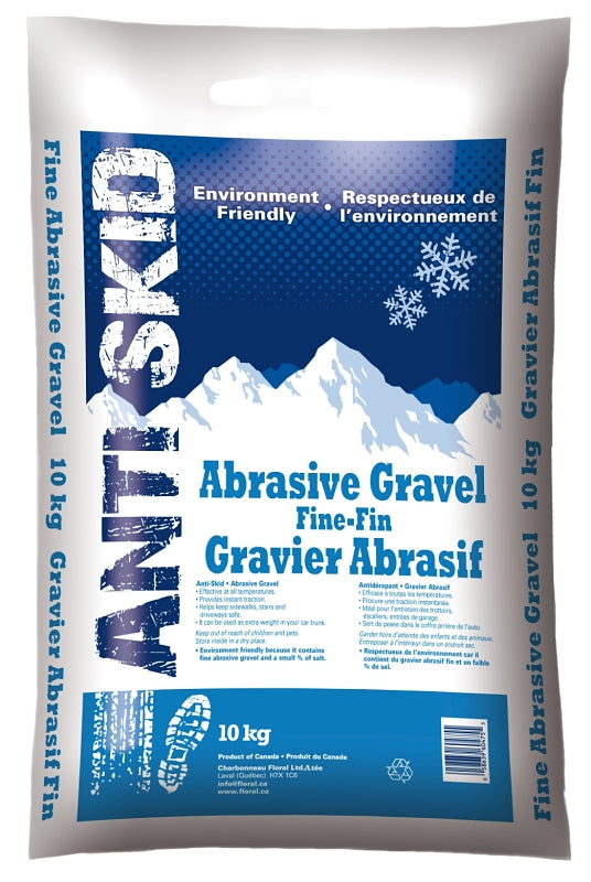 Floral 4750 Anti-Skid Abrasive Gravel, Fine Crystal, Granular, 10 kg Bag