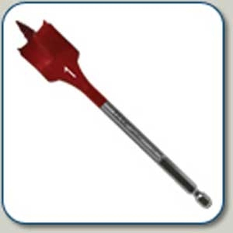 TASK Signature T11759 Spade Boring Bit, 7/8 in Dia, 16 in OAL, 1/4 in Dia Shank, Hex Shank