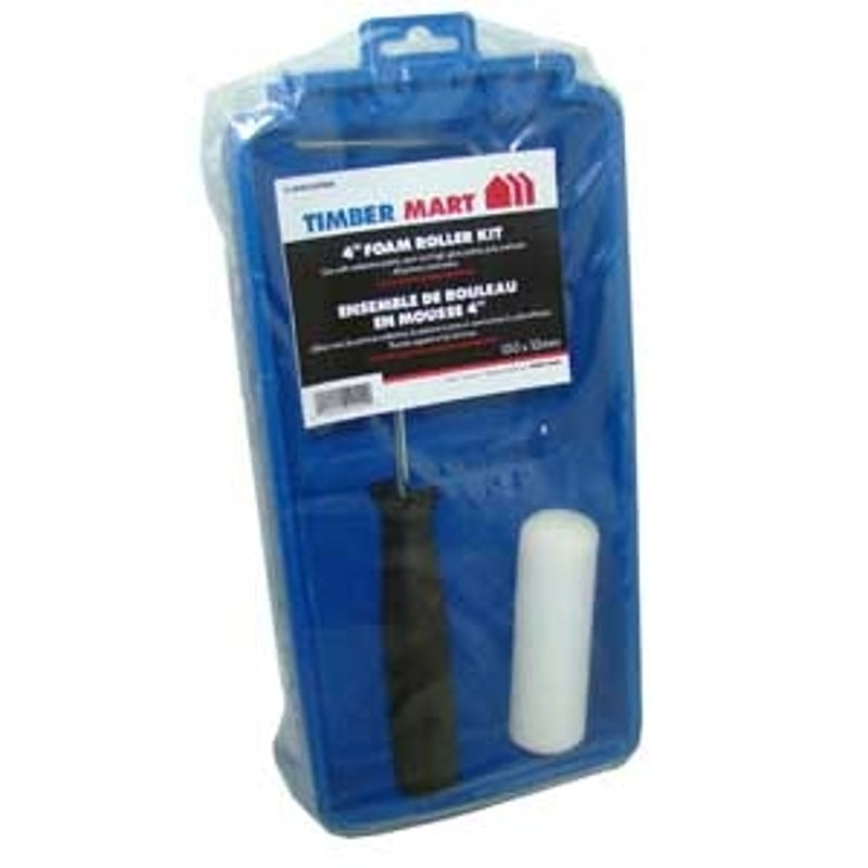 TIMBERMART Z SP4U310TBM Mini Paint Roller Set, Foam, 3-Piece