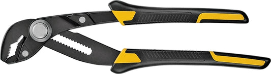 DeWALT Push-Lock Series DWHT70269 Plier, 8 in OAL, 3 in Jaw Opening, Black/Yellow Handle, Cushion-Grip Handle