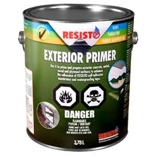 Resisto 65755 Exterior Primer, Green, 3.78 L